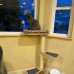 Cat Wall-Mounted Bed, Scratch Post and Steps for Mounting on the RIGHT side of a Window