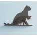 Cat Silhouette Cat Shelf - Gaze