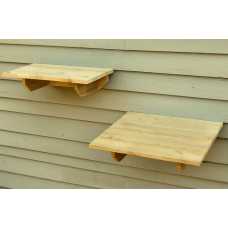 Outdoor Cedar Cat Wall System: Perch - Size SMALL - FLASH SALE ONE ONLY